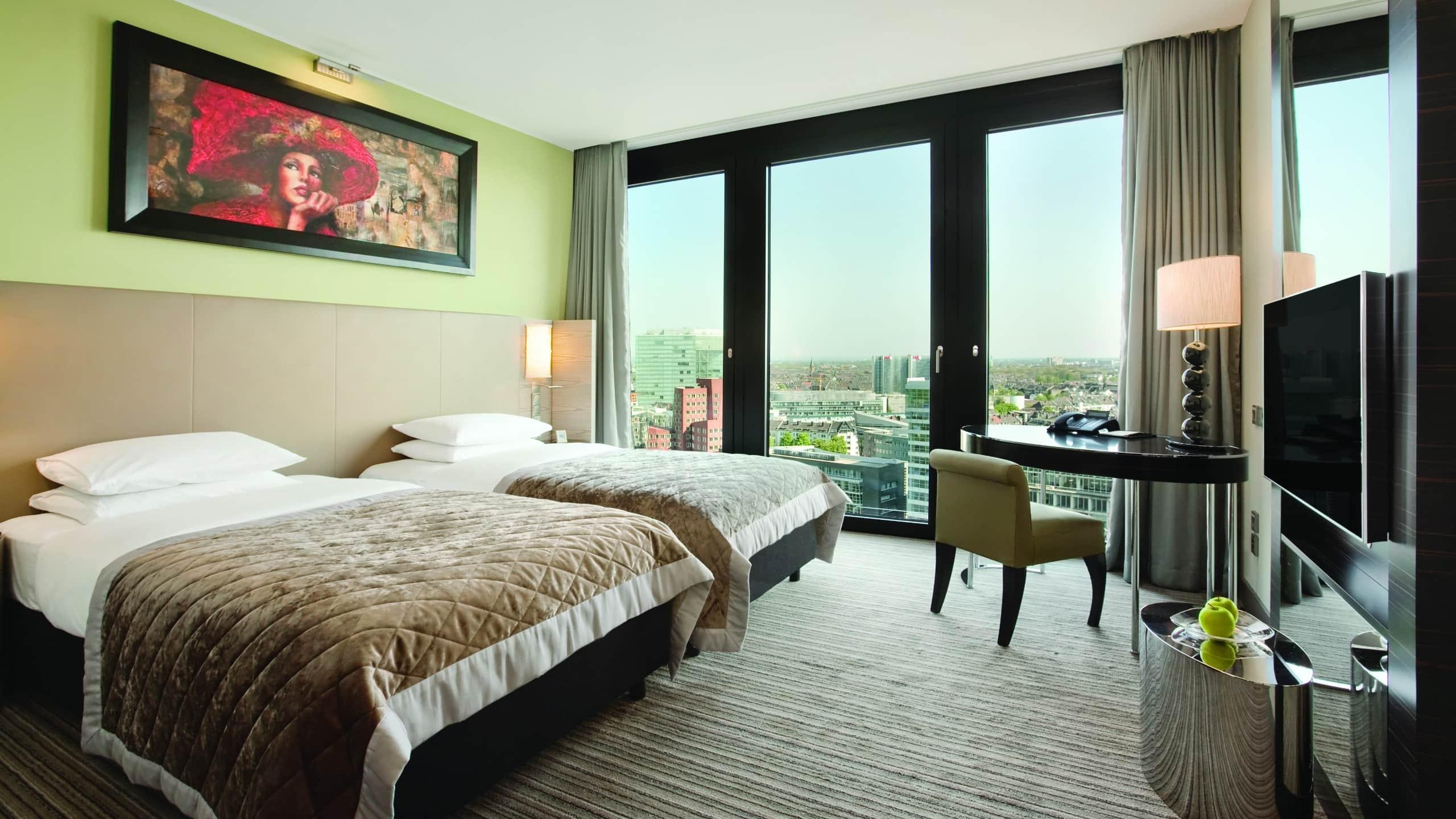 Hyatt Regency Dusseldorf Hotel Exterior foto A room at the hotel